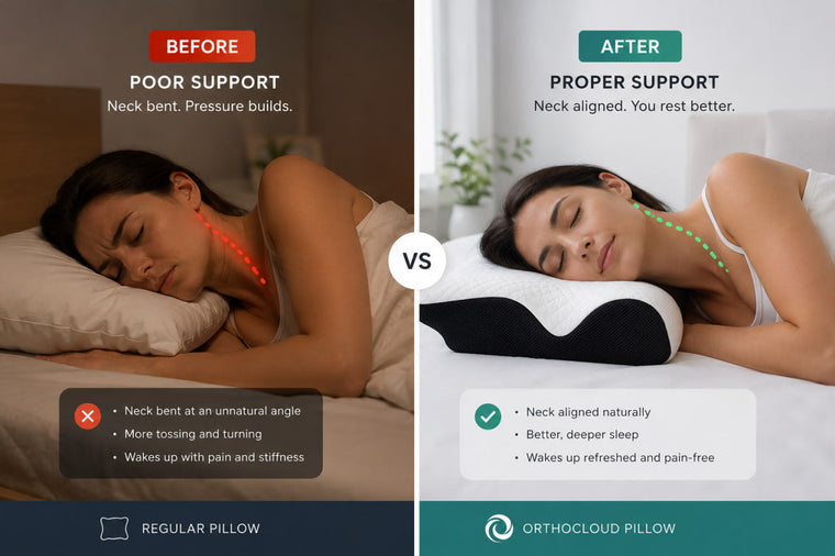 Why You Wake Up With Neck Pain — And How the Right Pillow Changes Everything