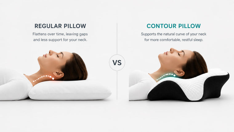 Contour Pillow vs Regular Pillow: What Actually Changes?