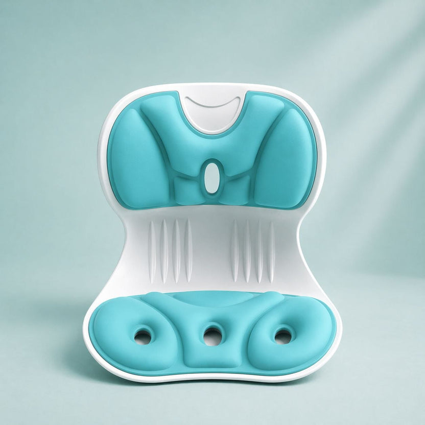 Front view of OrthoAlign Seat showing contoured ergonomic design and support zones