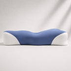 Side profile of the Oasisleep Solace Pillow showing contour height and cervical support design